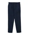 Drake's London Belt Loop Casual Pants In Black