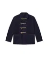 Drake's London Duffel Coat In Black