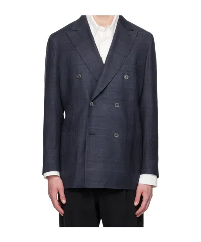 Drake's London Long Sleeve Blazer