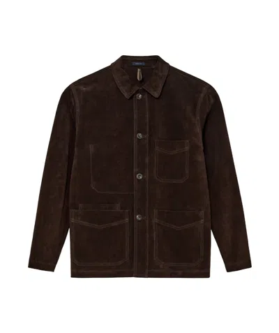 Drake's London Long-sleeved Casual Jacket In Black