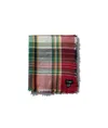 Drake's London Plaid Scarf In Multicolor