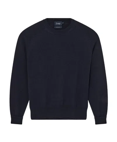 Drake's London Round Neck Sweater In Black