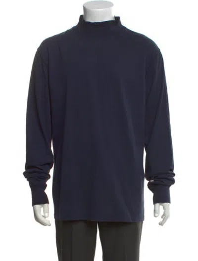 Pre-owned Drake's Long Sleeve Shirt In Blue