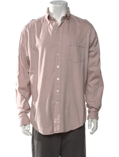 Pre-owned Drake's Long Sleeve Shirt In Pink