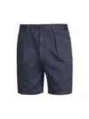 Drake's Men's Cotton Chino Shorts In Blue