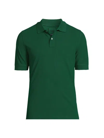 Drake's Men's Cotton Polo Shirt In Green