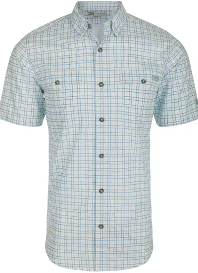 Drake's Men's Frat Button Down Tattersall Short-sleeve Shirt In Monument Grey In Gray