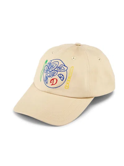 Drake's Men's Logo-embroidered Cotton Baseball Cap In Neutral