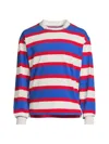 DRAKE'S MEN'S STRIPED COTTON LONG-SLEEVE SHIRT