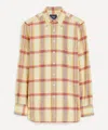 Drake's Drakes Mens Madras Check Shirt