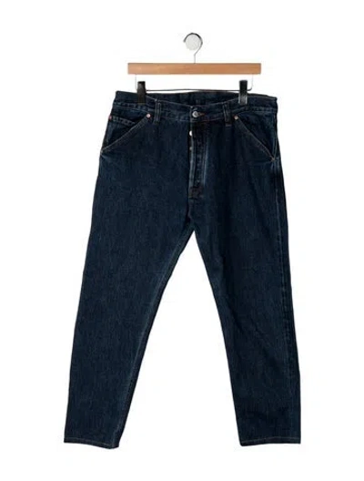 Pre-owned Drake's Straight-leg Jeans In Blue