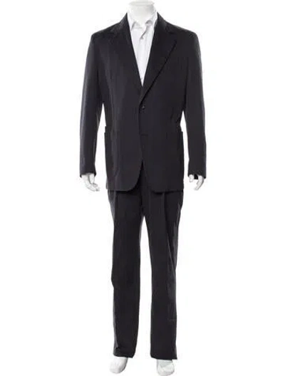 Pre-owned Drake's Two-piece Suit In Blue