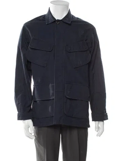 Pre-owned Drake's Utility Jacket In Blue