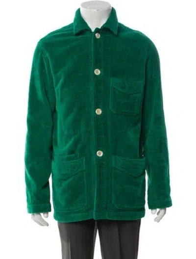 Pre-owned Drake's Utility Jacket In Green