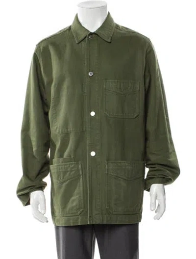 Pre-owned Drake's Utility Jacket In Green