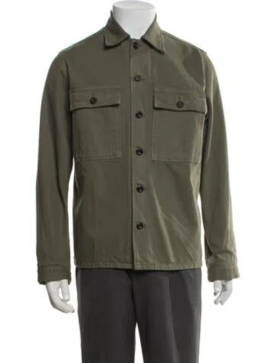 Pre-owned Drake's Utility Jacket In Green