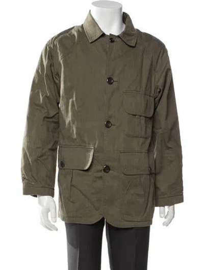 Pre-owned Drake's Utility Jacket In Green