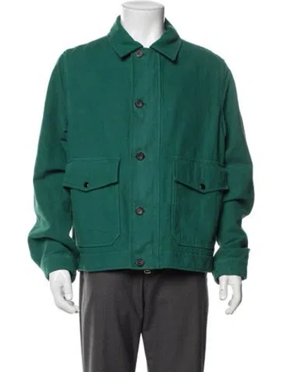 Pre-owned Drake's Utility Jacket In Green