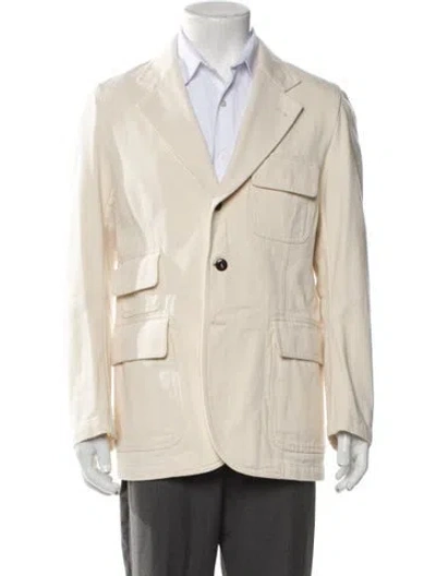 Pre-owned Drake's Utility Jacket In Neutral