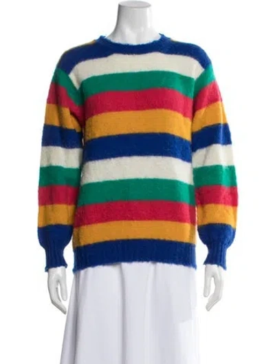 Pre-owned Drake's Virgin Wool Striped Sweater W/ Tags In Multicolor