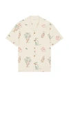 Drã´le De Monsieur Country Club Shirt In Ecru