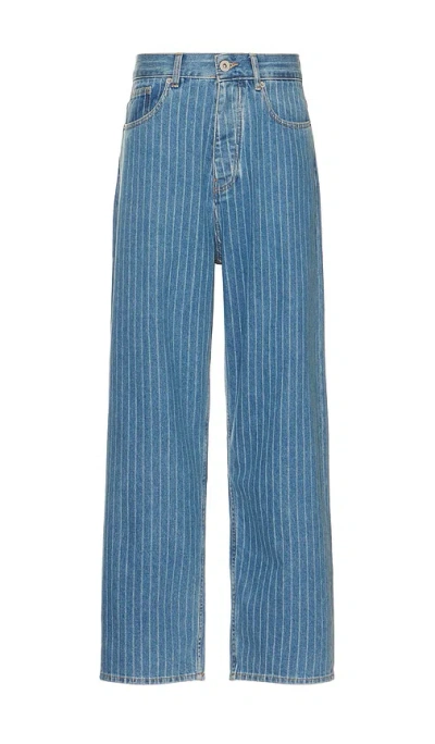 Drã´le De Monsieur Striped Baggy Jeans