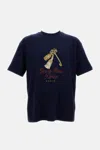 Drã´le De Monsieur T-shirt 'grand Hotel' In Blue