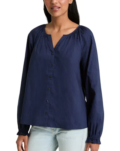 Draper James Alexandra Top In Blue