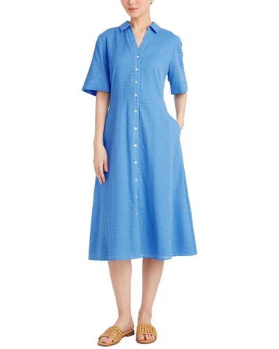 Draper James Annika Midi Shirtdress In Light Blue