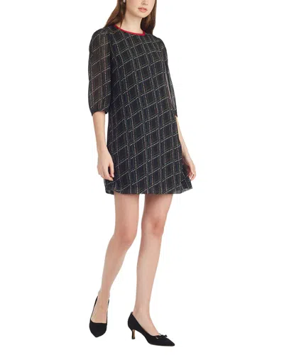 Draper James Ava Mini Dress In Black