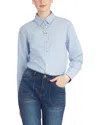 Draper James Button Top In Blue