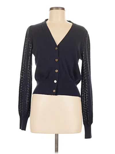 Pre-owned Draper James Cardigan Sweater In Black