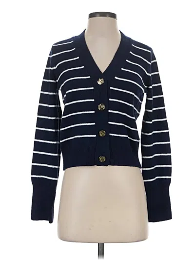 Pre-owned Draper James Cardigan Sweater In Blue