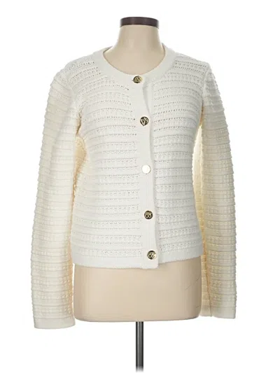 Pre-owned Draper James Cardigan Sweater In Ivory