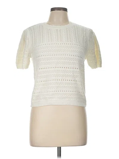 Pre-owned Draper James Cardigan Sweater In Ivory