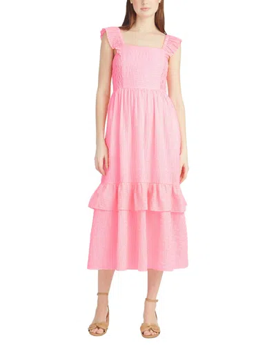 Draper James Carrie Midi Dress In Pink