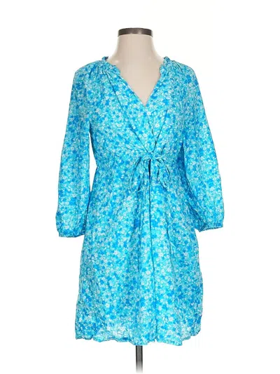 Pre-owned Draper James Casual Dress In Blue