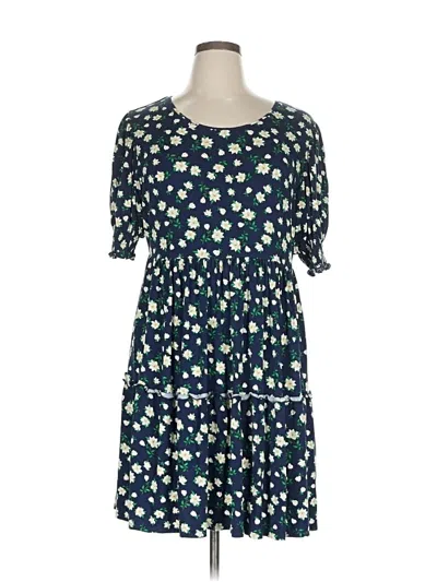 Pre-owned Draper James Casual Dress In Blue