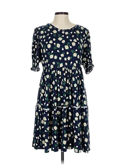 Pre-owned Draper James Casual Dress In Blue