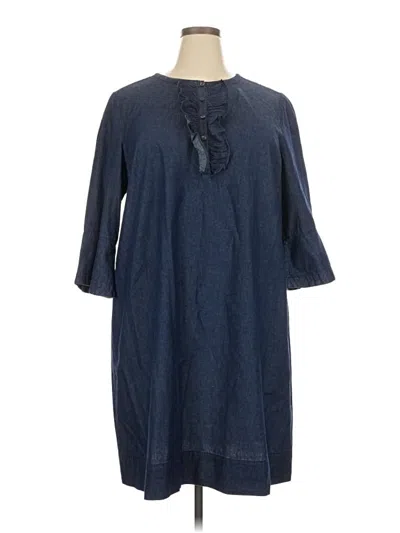 Pre-owned Draper James Casual Dress In Blue