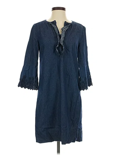 Pre-owned Draper James Casual Dress In Blue