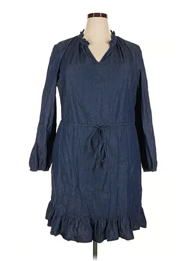 Pre-owned Draper James Casual Dress In Blue