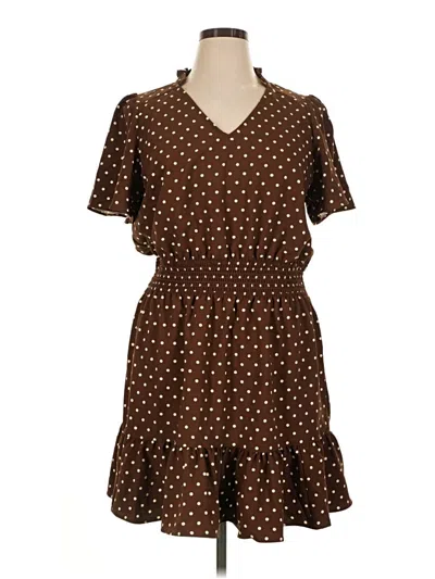 Draper James Casual Dress In Brown