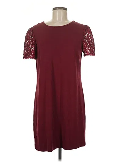 Pre-owned Draper James Casual Dress In Burgundy