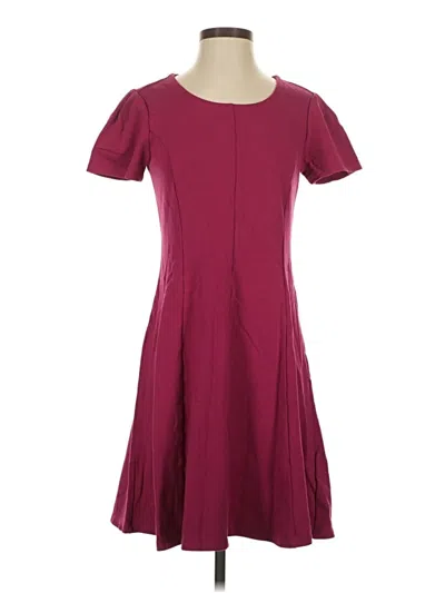 Pre-owned Draper James Casual Dress In Burgundy