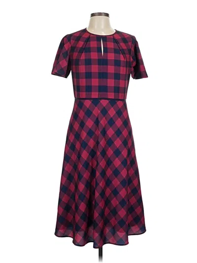 Pre-owned Draper James Casual Dress In Burgundy