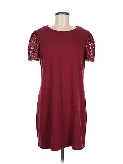 Pre-owned Draper James Casual Dress In Burgundy