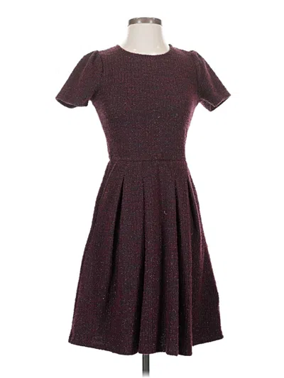 Pre-owned Draper James Casual Dress In Burgundy
