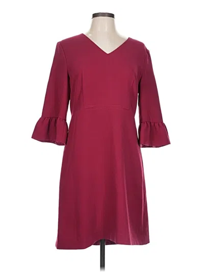 Pre-owned Draper James Casual Dress In Burgundy