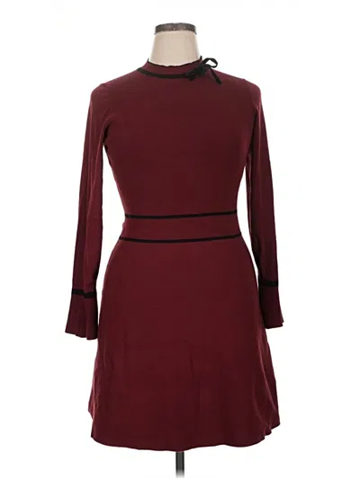 Pre-owned Draper James Casual Dress In Burgundy